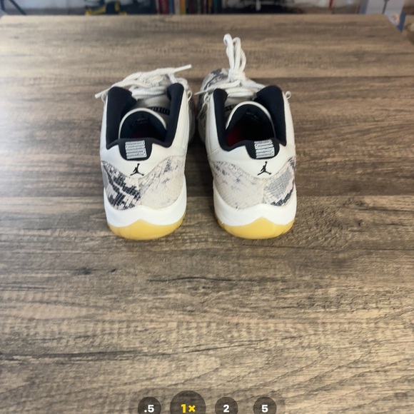 Size 11.5 - Air Jordan 11 Retro Low Light Bone Snakeskin - Picture 4 of 9